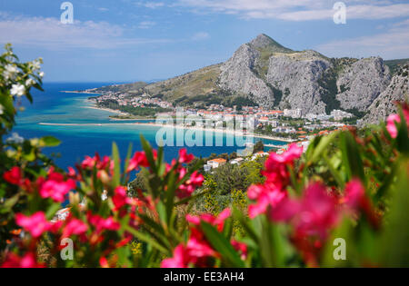 Stadt Omis in Kroatien Stockfoto