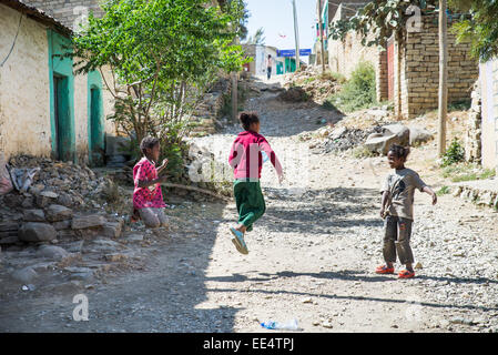 Kinder in Mekele, Äthiopien, Arfika Stockfoto