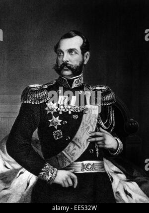 Alexander II. (1818-1881), Kaiser von Rußland 1855-1881, Porträt, Stockfoto