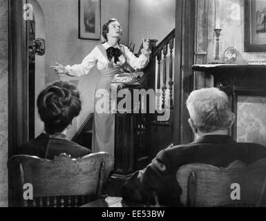 Teresa Wright, Jean Simmons, Spencer Tracy, am Set des Films "Die Schauspielerin", 1953 Stockfoto