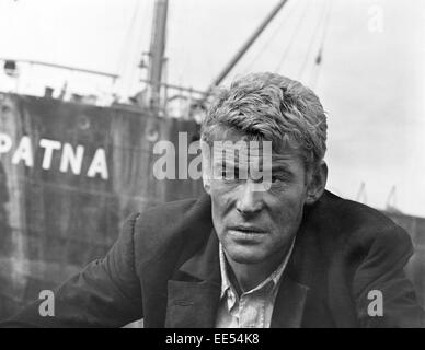 Peter O' Toole, am Set des Films, "Lord Jim", 1965 Stockfoto