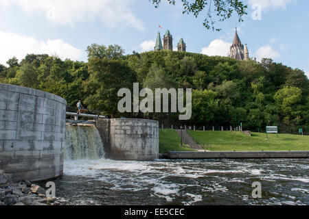 Rideau-Kanal, Ottawa, Ontario, Kanada Stockfoto