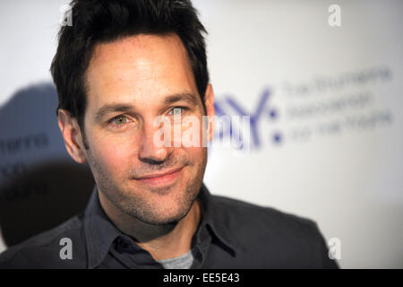 Paul Rudd besucht die dritte jährliche Paul Rudd All-Star-Bowling Vorteil in Lucky Strike Lanes & Lounge am 12. Januar 2015 in New York City/Picture alliance Stockfoto