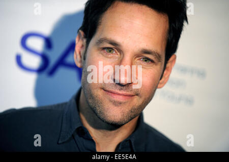 Paul Rudd besucht die dritte jährliche Paul Rudd All-Star-Bowling Vorteil in Lucky Strike Lanes & Lounge am 12. Januar 2015 in New York City/Picture alliance Stockfoto