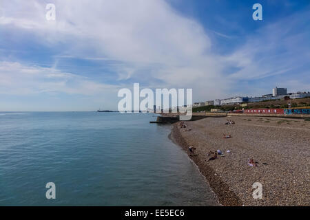 Coast Walk von Rottingdean nach Brighton East Sussex England UK Stockfoto