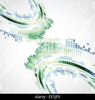 Abstrakte Technik Hintergrund. Vektor Stock Vektor