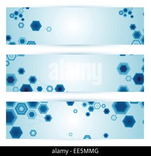 Satz von Web-Bannern. Vektor Stock Vektor