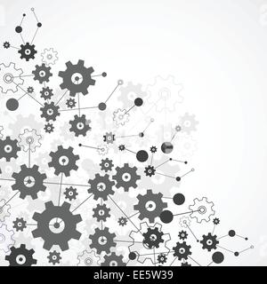 Zahnrad-abstrakten Hintergrund, Technologie-Thema für Ihr Unternehmen. Vektor Stock Vektor