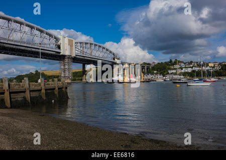 Brunel Eisenbahnbrücke River Tamar Saltash Cornwall England UK Stockfoto