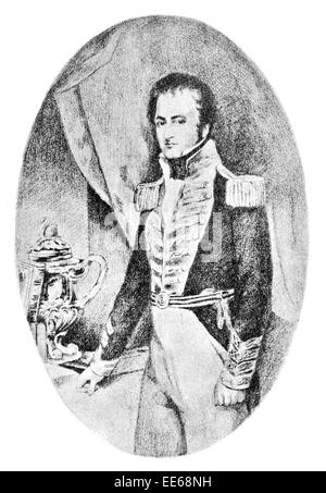 Admiral Sir James Stirling 28. Januar 1791 22. April 1865 britischer Marineoffizier Kolonialbeamter Regierung Gouverneur Stockfoto