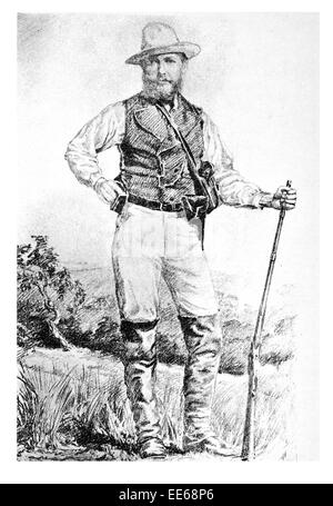 Sir John Forrest 22 August 1847 2. September 1918 australische Explorer Premier of Western Australia 1870 23 Jahre alte Gewehr Stockfoto