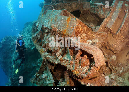 Crawler Transporter Bren Carrier MK-1. Gepanzerte Militärfahrzeuge mit aufgegeben im Roten Meer während des sechs-Tage-Krieges zwischen I Stockfoto