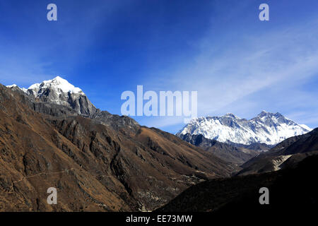 Snow Capped Tabouche Spitzberg, Himalaya-Gebirge, UNESCO-Weltkulturerbe, Sagarmatha Nationalpark, Solu Khumbu distr Stockfoto