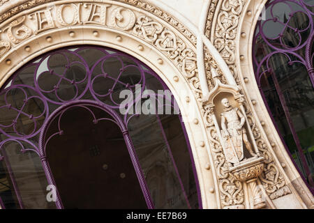 Bahnhof Rossio in Lissabon, Portugal - detail Stockfoto