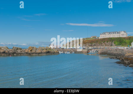 Boote im Hafen Portpatrick & Galloway Dumfries Schottland Stockfoto