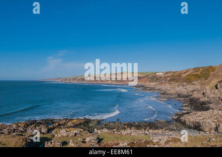 Killantringan Bay nr Stranraer Dumfries & Galloway-Schottland Stockfoto