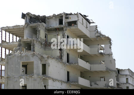 Abbruch, Abbruchhaus, Altlastenbearbeitung, Abriss, Abrisse, Altbau, Altbauwohnung, Altes, Aussenaufnahme, Bau, Experimentierfeld, Baustellen, Bauwerk Stockfoto