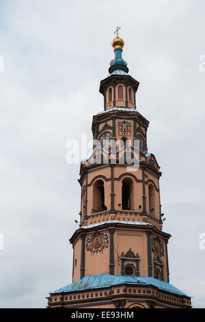 Detail der Fassade Dreikönigskirche St. Petersburg, Russland Stockfoto