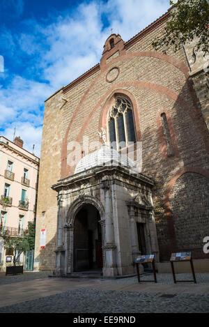 Kathedrale Basilica des Heiligen Johannes des Täufers, Perpignan, Pyrenäen-Orientales, Frankreich Stockfoto
