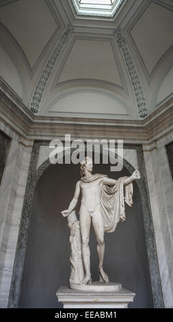 Hellenistischen Skulpturen im Vatikanischen Museum in Italien Stockfoto