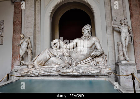 Hellenistischen Skulpturen im Vatikanischen Museum in Italien Stockfoto