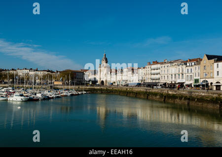 Der alte Hafen von La Rochelle, Charente Maritime, Poitou-Charentes, Frankreich Stockfoto