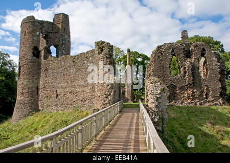 Grosmont Burg, Monmouthsire, Wales Stockfoto