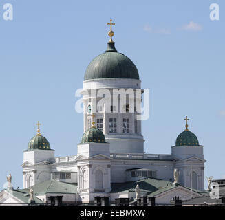Die lutherische Kathedrale in Helsinki Finnland. Stockfoto