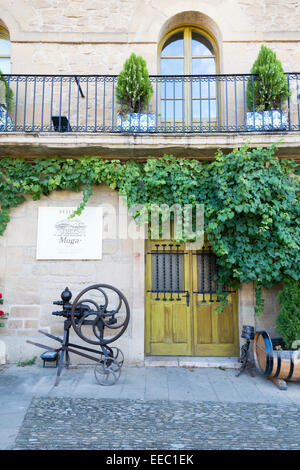 Muga Weingut oder Bodega in Haro, der Hauptstadt der Weinherstellung Gebiet in Spanien rioja Stockfoto