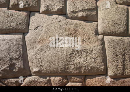 Zwölf abgewinkelten Stein. Cusco, Peru. Stockfoto