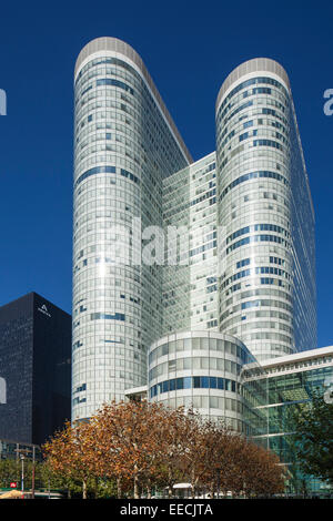 Coeur Verteidigung, Büro-Hochhaus in La Défense. Paris, Frankreich. Stockfoto
