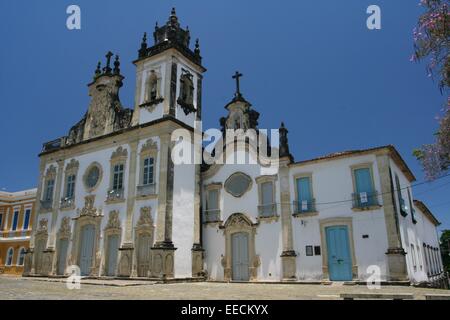 Die Kirche des Heiligen Franziskus, in Joao Pessoa, wird von vielen als das beste Beispiel des Rokoko Barock im Nordosten Brasiliens. Es Stockfoto