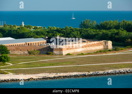 Bürgerkrieg-Ära Fort Zachary Taylor, Key West, Florida, USA Stockfoto