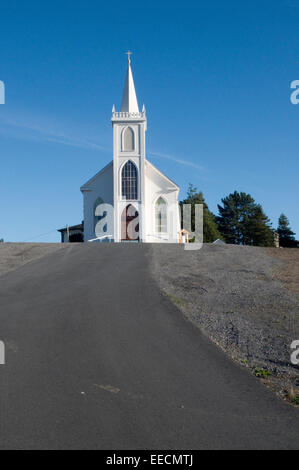 St. Theresa von Avila Kirche Bodega Northern California USA vom Schiffbauer 1859 errichtet, auf dem Land gespendet Jasper O' Farrell Stockfoto