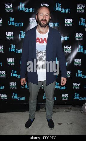 Premiere von The lange Beichte am Rattlestick Playwrights Theater - Ankünfte.  Mit: Chris O'Dowd wo: New York, New York, Vereinigte Staaten von Amerika bei: 14. Juli 2014 Stockfoto