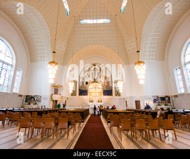 Kirche bin Steinhof (Kirche von St. Leopold), der Jugendstil-Kirche, entworfen von Otto Wagner, Wien, Österreich, Europa Stockfoto