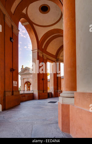 Das Heiligtum der Madonna von San Luca, Bologna. Die Kirche wurde erbaut 1723 mit den Entwürfen von Carlo Francesco Dotti Stockfoto