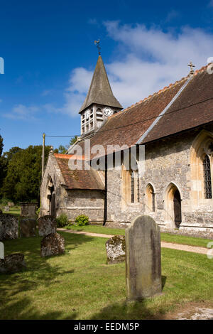 Großbritannien, England, Wiltshire, Vale of Pewsey, Wooton Flüsse, St-Andreas Kirche Stockfoto