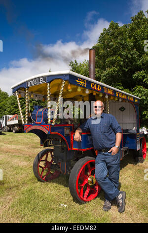 Großbritannien, England, Wiltshire, Dampf und Vintage Fair, "made Robin Neave mit Bitza von Bits and Pieces" Stockfoto