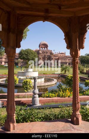 Indien, Rajasthan, Bikaner, Lalgarh Palace Stockfoto