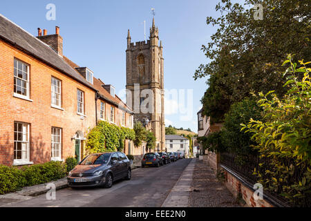 Das Dorf von Cerne Abbas in Dorset. Stockfoto