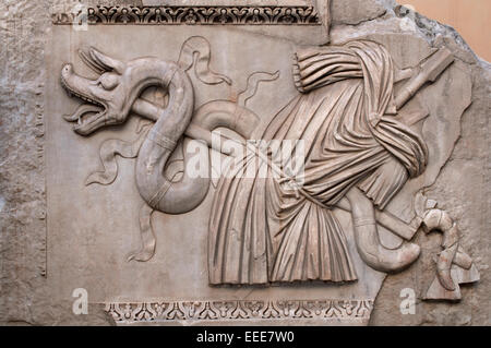 Römischen Reliefskulptur, Palazzo dei Conservatori, römische Rom Capitoline Museum Italien Italienisch Stockfoto