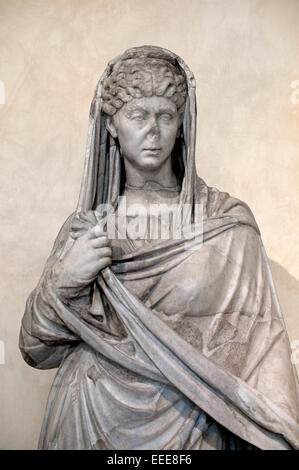 Faustina die ältere Frau Kaiser Antoninus Pius138 und 150 n. Chr. römische Kunstwerke aus der Esquilin Hügel, im Bereich der Via Principe Eugenio, 1880 Rom Capitoline Museum Italien Italienisch Stockfoto