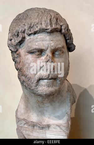 Kaiser Hadrian 117-138 als ein älterer Mann um 130 n. Chr. römische Rom Capitoline Museum Italien Italienisch Stockfoto