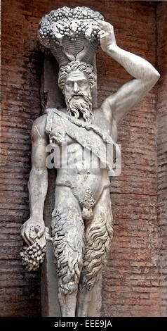 "Satiro Della Valle" Skulptur von einem Original der hellenistischen Periode Marmor cm 279 Provenienz: von Rom, nahe dem Theater des Pompeius im Campus Martius römischen Italien Capitoline Museum Stockfoto