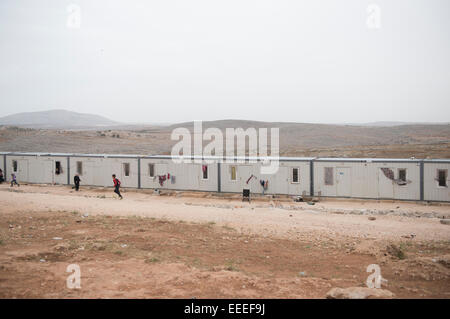 Bab al-Hawa, Syrien, Flüchtlingslager an der syrisch-türkischen Grenze Stockfoto