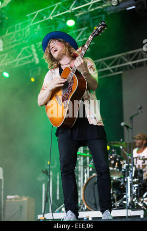 NOS lebendig (Optimus Alive) Festival 2014 - Tag 2 mit: Allen Stein wo: Lissabon, Portugal bei: 11. Juli 2014 Stockfoto