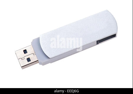 Objekt isoliert auf weiss - USB-Flash-Laufwerk Stockfoto