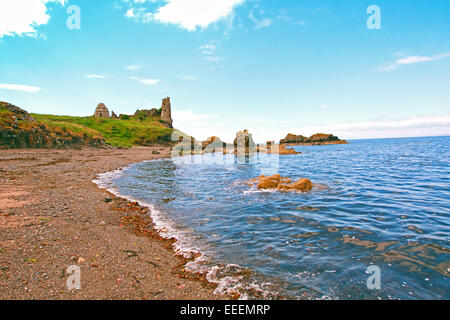 Burgruine Dunure, Ayrshire, Schottland Stockfoto