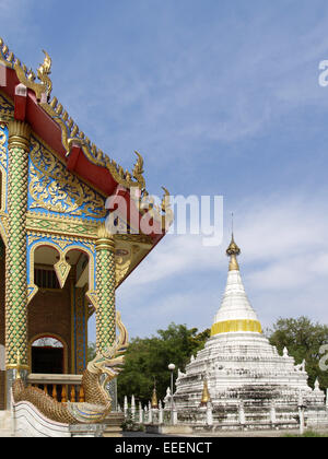 Thailand, Asien, Suedostasien, Tempelanlage, Sehenswuerdigkeit, Tourismus, Glaube, Religion, Buddha, Buddhismus, Spottschrift, Wat Ph Stockfoto